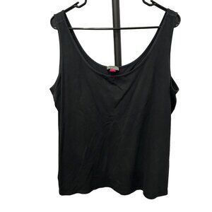 Vince Camuto Womens Black Sleeveless Tank Top 1X